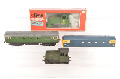 Lot 694 - Lima 0 Gauge Diesel Locomotives  complete and spare bodies (4)