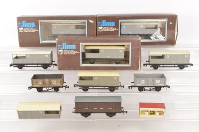 Lot 715 - Lima 0 Gauge NCB LWB Open wagons and other Rolling stock