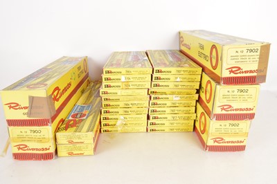 Lot 727 - Rivarossi 0 Gauge 2-Rail Track and Points many unused in original boxes (approx. 160 pieces)