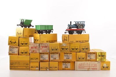 Lot 734 - Tri-ang Big Big 0 Gauge boxed wagons including Gondolas (27)