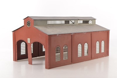 Lot 743 - Playmobil G Gauge 4003 2-Rail Passenger Train Set and Goods Shed for LGB