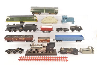 Lot 749 - Mostly modified Lima and Tri-ang Big Big 0 Gauge (qty)