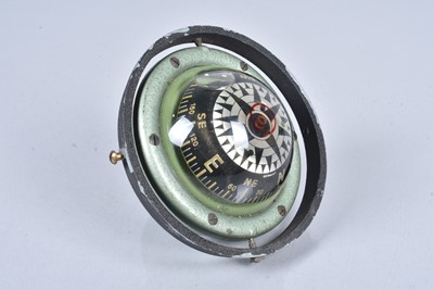 Lot 439 - A German Gimbal Ships Compass