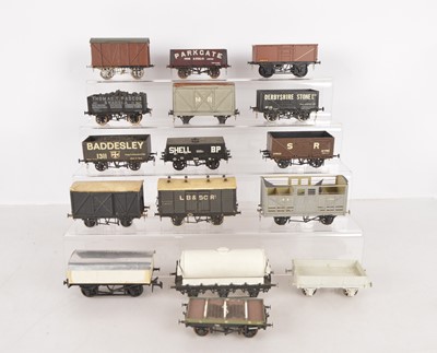 Lot 797 - Kit-built and modified 0 Gauge Rolling Stock (qty in 2 boxes)