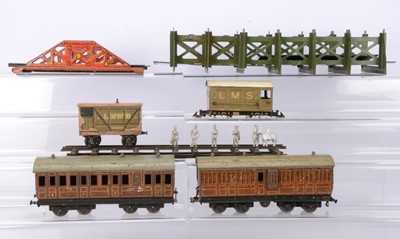 Lot 802 - Bassett-Lowke 0 Gauge Stock and Accessories by various makers (qty)