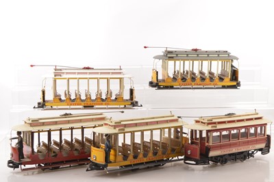 Lot 818 - Modified Bachmann G Scale (gauge 1) Electric Trams (7)