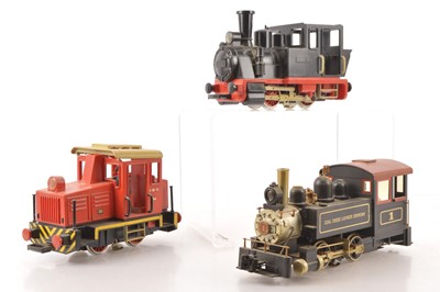 Lot 829 - G scale (gauge 1) 0-4-0 Locomotives by Playmobil and Bachmann