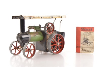 Lot 833 - Mamod TE 1 Live Steam Traction Engine