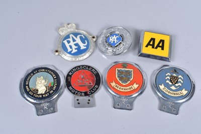 Lot 534 - An assortment of seven Vintage Car badges