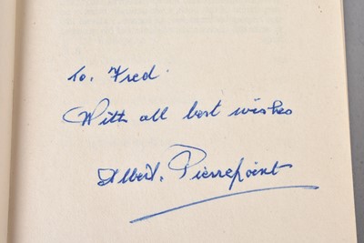 Lot 570 - A signed copy of Executioner: Pierrepoint - The Amazing Autobiography of The World's Most Famous Executioner