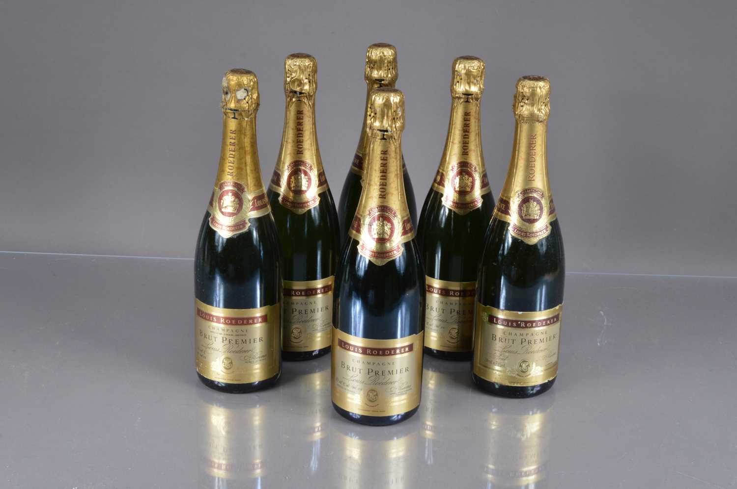 Lot 1 - Six bottles of Louis Roederer 'Brut Premier' Champagne