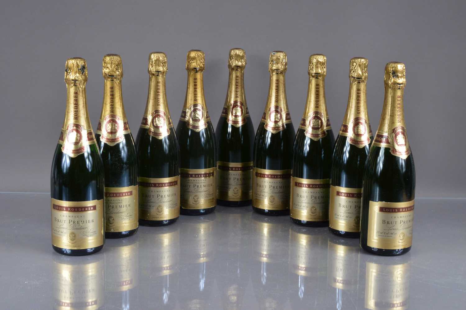 Lot 2 - Nine bottles of Louis Roederer 'Brut Premier' Champagne
