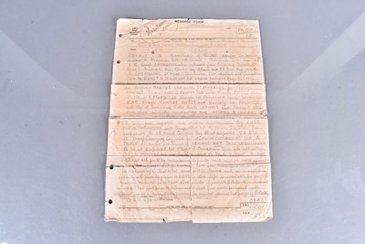 Lot 652 - A WWII 'Secret' Document