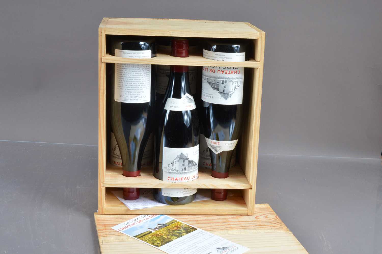 Lot 16 - Six bottles of Chateau de la Tour 'Clos Vougeot' 2004