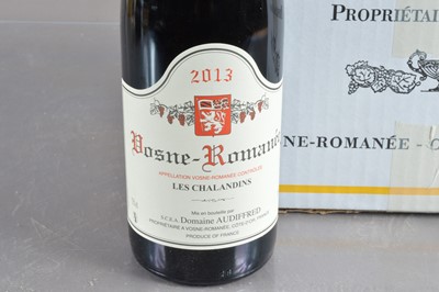 Lot 21 - Six bottles of Vosne-Romanee 1er Cru 'Les Chalandins' 2013