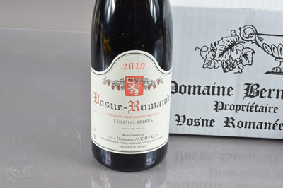 Lot 24 - Six bottles of Vosne-Romanee 1er Cru 'Les Chalandins' 2010