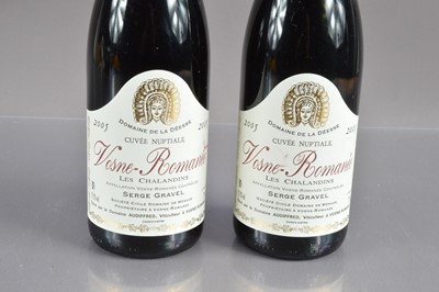 Lot 28 - Two bottles of Vosne Romanee 'Les Chalandins' 2005