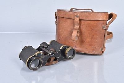 Lot 657 - A Pair of WWI Military Issue Ross of London Prismatic Mo.2 MkII Field Binoculars