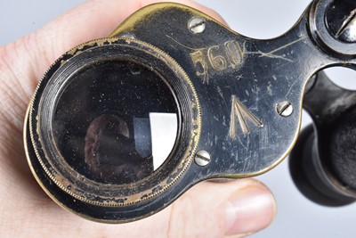 Lot 657 - A Pair of WWI Military Issue Ross of London Prismatic Mo.2 MkII Field Binoculars