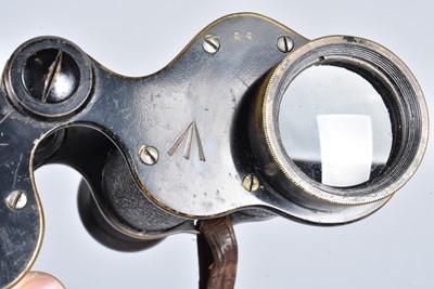 Lot 657 - A Pair of WWI Military Issue Ross of London Prismatic Mo.2 MkII Field Binoculars