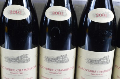 Lot 30 - Six bottles of Mazoyeres Chambertin Grand Cru 2001