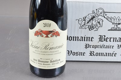 Lot 31 - Six bottles of Vosne Romanee 'Aux Champs Perdrix' 2010
