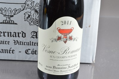Lot 36 - Six bottles of Vosne Romanee 'Aux Champs Perdrix' 2011