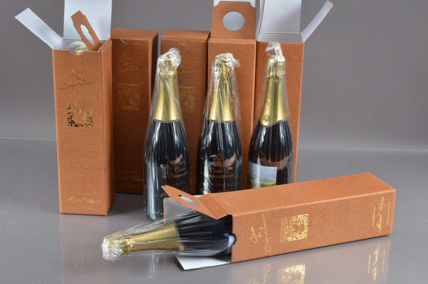 Lot 51 - Six bottles of Armand Vezien Cuvee du Cinquantenaire Champagne