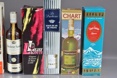 Lot 66 - Eight various liqueurs