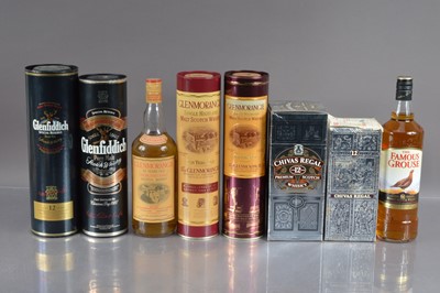 Lot 67 - Eight various whiskies