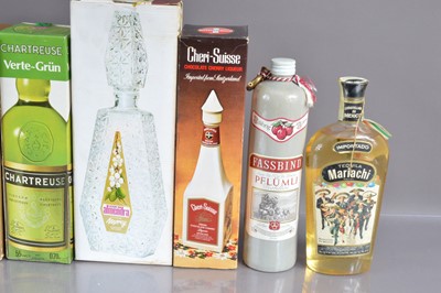 Lot 71 - Ten bottles of various spirits and liqueurs