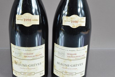 Lot 80 - Two magnums of Beaune-Greves 1er Cru 1990