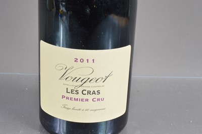 Lot 82 - One magnum of Vougeot 'Les Cras' 1er Cru 2011