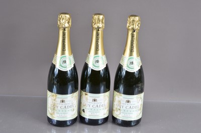 Lot 83 - Three bottles of Guy Cadel Carte Blanche Champagne