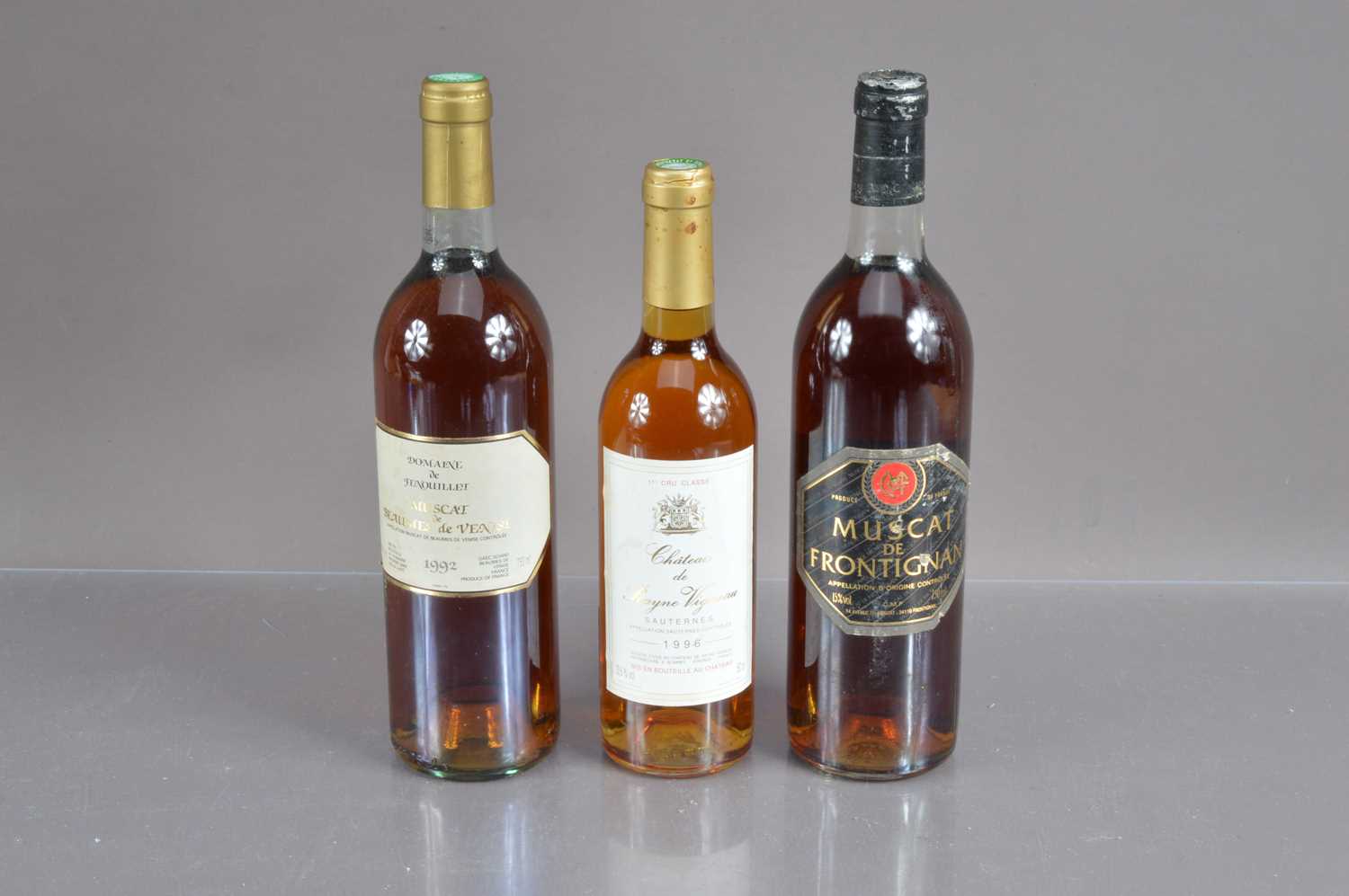 Lot 85 - Three bottles of dessert wine