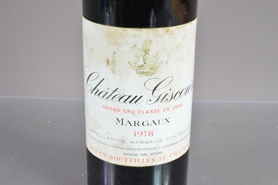 Lot 88 - One bottle of Chateau Giscours 3eme Cru Classe Margaux 1978