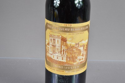 Lot 89 - One bottle of Chateau Ducru-Beaucaillou 1978