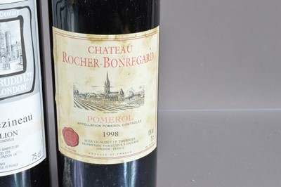 Lot 90 - Three bottles of Bordeaux and one bottle of Burgundy