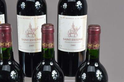 Lot 96 - Six bottles of Chateau Saint Estephe de Cos d'Estournel 1995