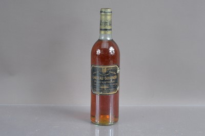 Lot 105 - One bottle of Chateau  Guiraud 1er GCC Sauternes 1976
