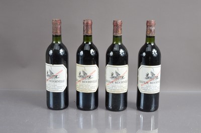 Lot 112 - Four bottles of Chateau Beychevelle 4eme GCC 1983