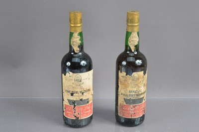 Lot 122 - Two bottles of Madeira