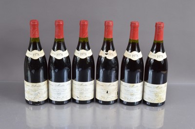 Lot 130 - Six bottles of Domaine Gaston Boisseaux 'Montee Rouge' 1er Cru 1978