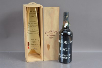 Lot 163 - One bottle of Blandy's Verdelho Madeira 1968