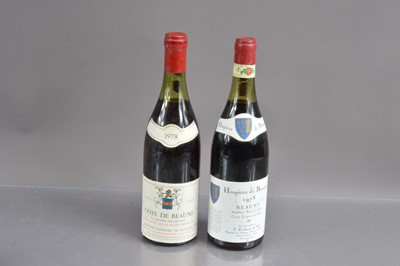 Lot 170 - Two bottles of 1978 Burgundy