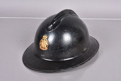 Lot 698 - A WWII Belgian Civilian Defence German Occupation Adrian helmet