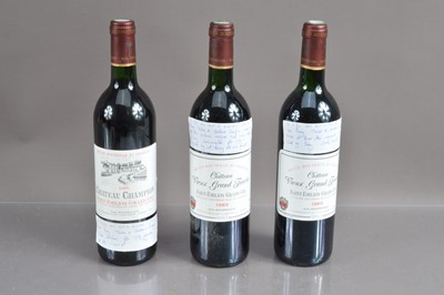 Lot 180 - Three bottles Saint-Emilion