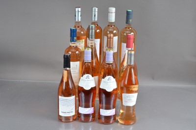 Lot 199 - Twelve bottles of French Rosé wine mostly Côtes De Provence