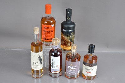 Lot 205 - Six bottles of Scandinavian single malt whisky