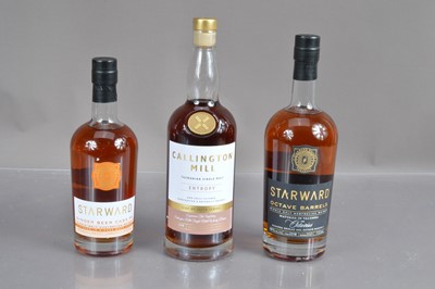 Lot 207 - Three bottles of fine Australian single malt whisky